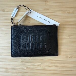 New with Tag- Marc Jacobs Leather Logo Card Holder